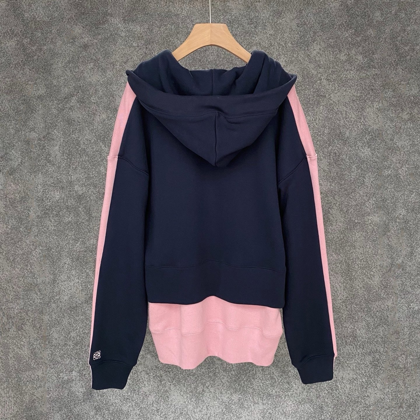 Loewe Hoodie in Pink/Green, Size S/M/L/XL