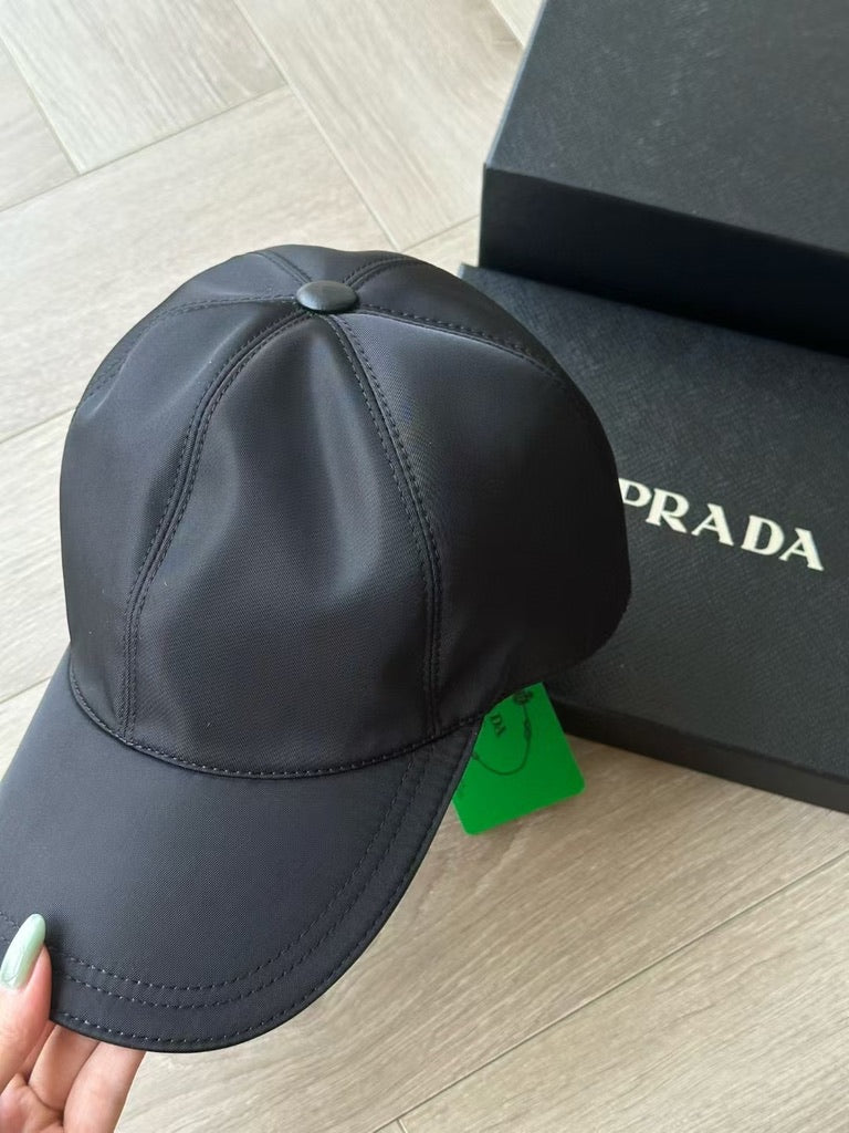 Prada Re-Nylon Baseball Cap, Size M