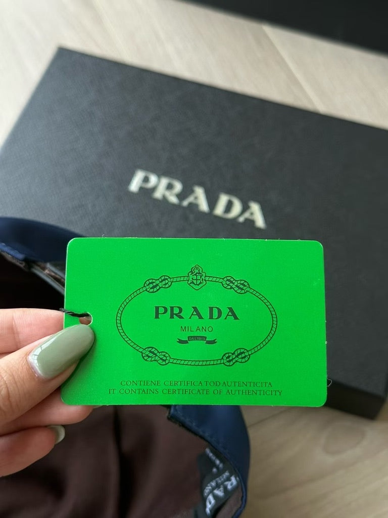 Prada Re-Nylon Baseball Cap, Size M
