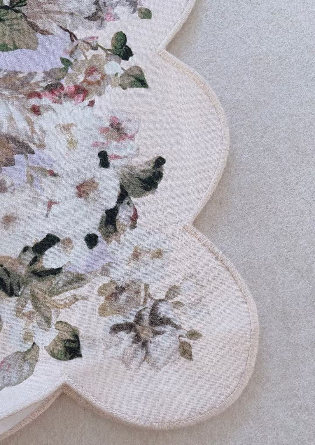 Zimmermann Floral Linen Midi Dress, Size AU 0/1