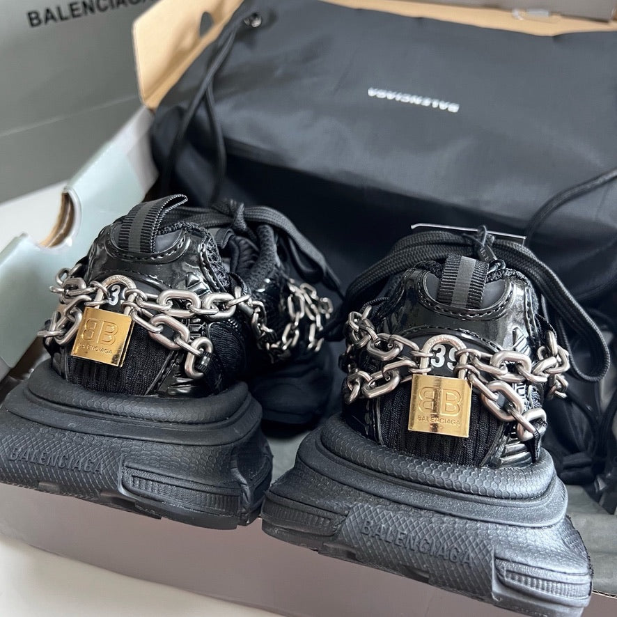 Balenciaga 3XL Chain Sneakers in Black, Size 35/36/37/38/39/40/41/42/43/44/45
