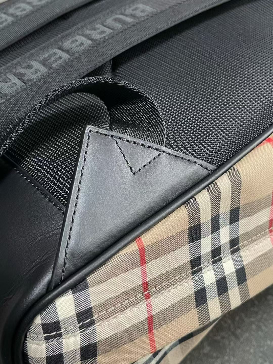 Burberry Checked Cotton-Blend Backpack (16 x 14 x 6 in)