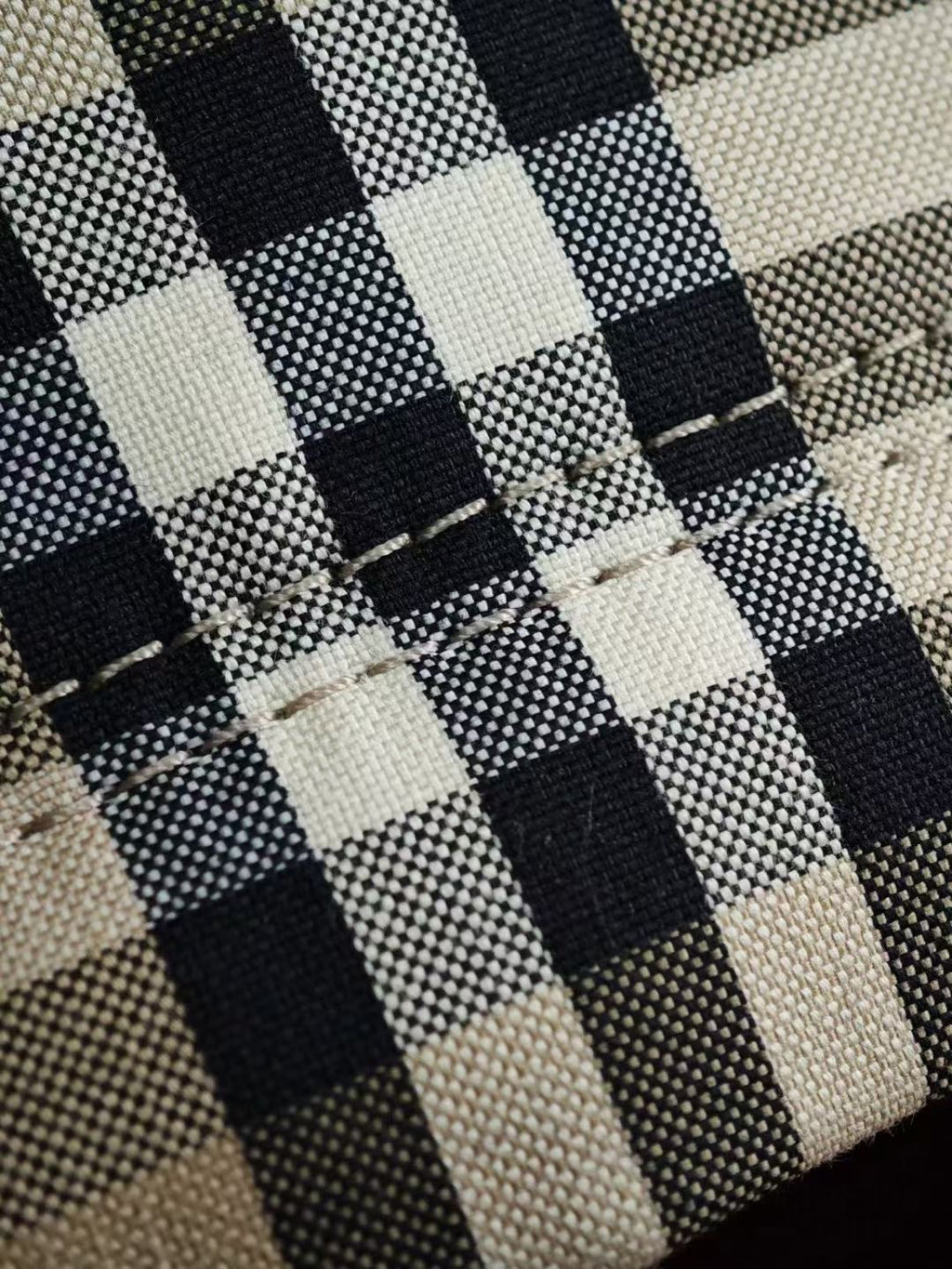 Burberry Checked Cotton-Blend Backpack (16 x 14 x 6 in)