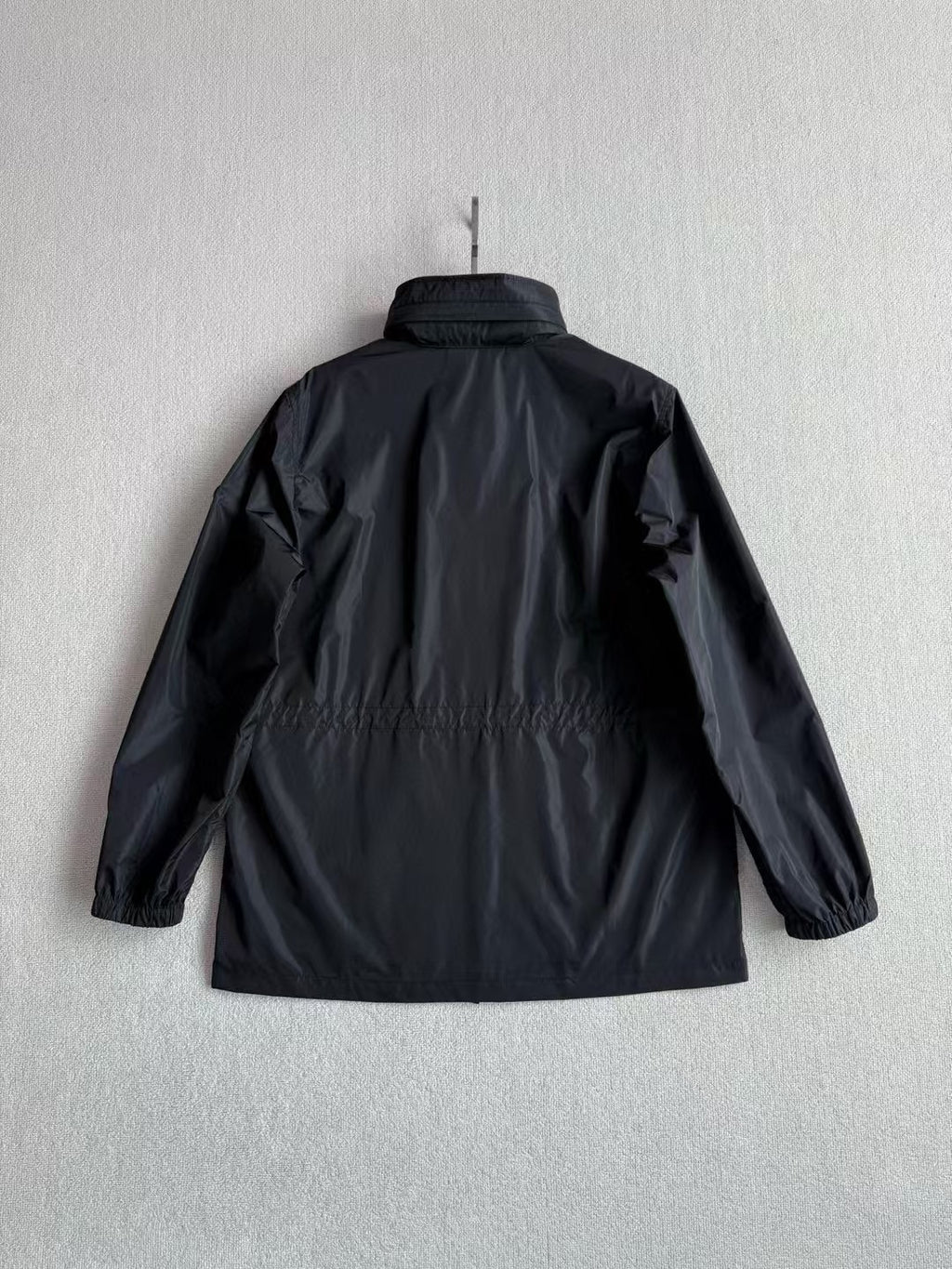 Burberry Check Trim Short Nylon Parka, Size S/M/L/XL/XXL