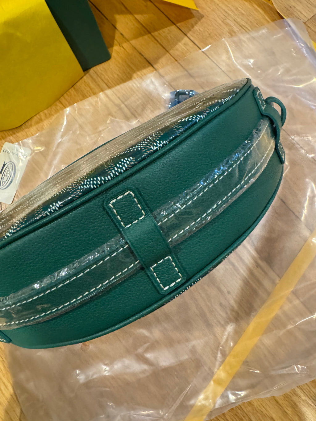Goyard Hirondelle Shoulder Bag in Green (10 x 6.5 x 2.5 in)